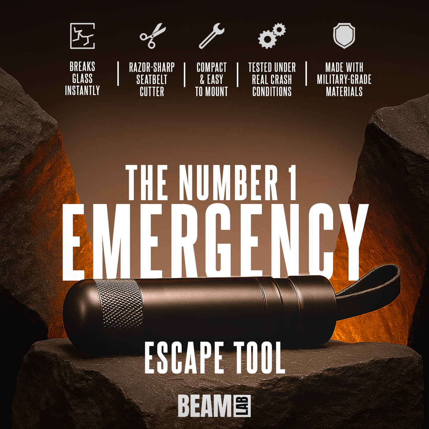 Safety Hammer | Emergency Car Escape Tool