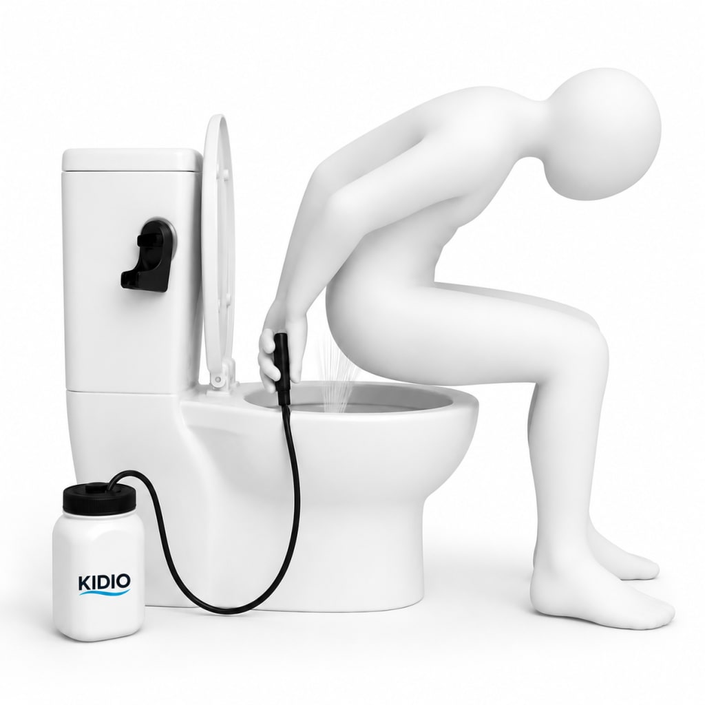 Kidio™ Portable Bidet – The Cleanest Bathroom Upgrade Without Plumbing